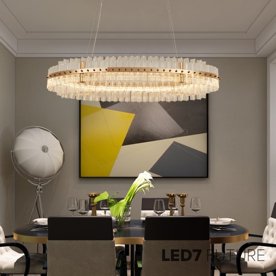 Loft Industry Modern - Bricky Oval Chandelier2